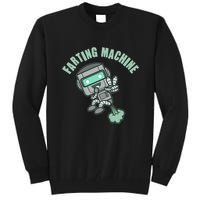 Funny Farting Machine Robot Tall Sweatshirt