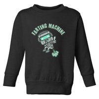 Funny Farting Machine Robot Toddler Sweatshirt