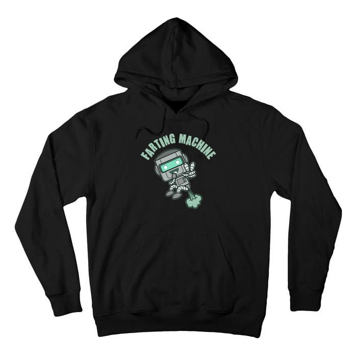 Funny Farting Machine Robot Tall Hoodie