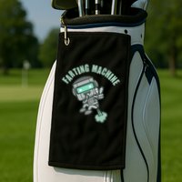 Funny Farting Machine Robot Golf Towel