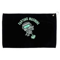 Funny Farting Machine Robot Grommeted Golf Towel