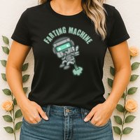Funny Farting Machine Robot Womens T-Shirt