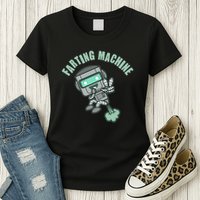 Funny Farting Machine Robot Womens T-Shirt