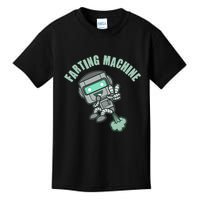 Funny Farting Machine Robot Kids T-Shirt