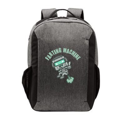 Funny Farting Machine Robot Vector Backpack