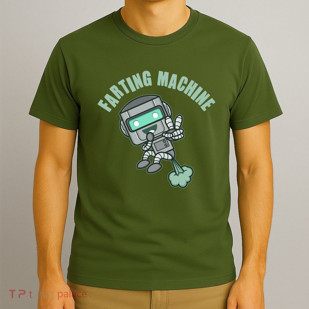 Funny Farting Machine Robot T-Shirt