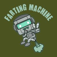 Funny Farting Machine Robot Sustainable Bucket Hat