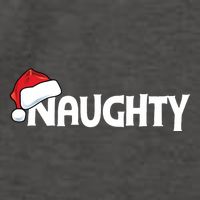 Funny Family Matching Naughty Nice Funny Christmas Santa Hat Vector Backpack