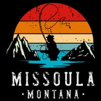 Fly Fishing Missoula Montana Cooling Performance Crew T-Shirt