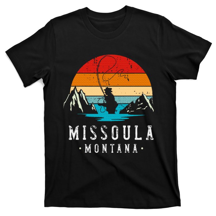 Fly Fishing Missoula Montana T-Shirt