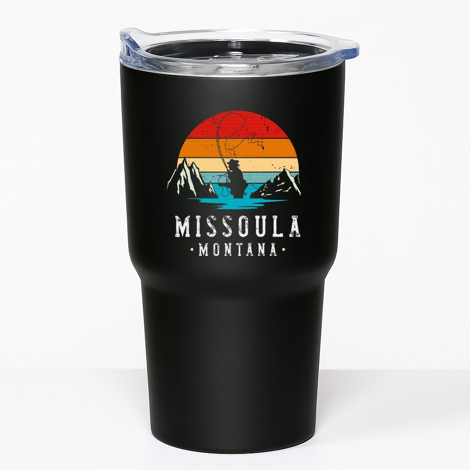 Fly Fishing Missoula Montana Tumbler