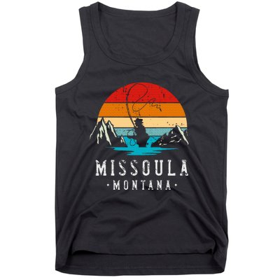 Fly Fishing Missoula Montana Tank Top