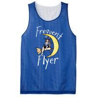 Frequent Flyer Moon Witch Meaningful Gift Mesh Reversible Basketball Jersey Tank