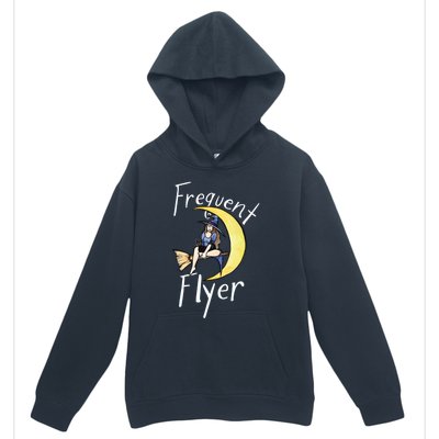 Frequent Flyer Moon Witch Meaningful Gift Urban Pullover Hoodie