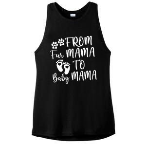 From Fur Mama To Baby Mama Ladies PosiCharge Tri-Blend Wicking Tank