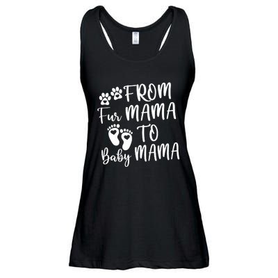 From Fur Mama To Baby Mama Ladies Essential Flowy Tank