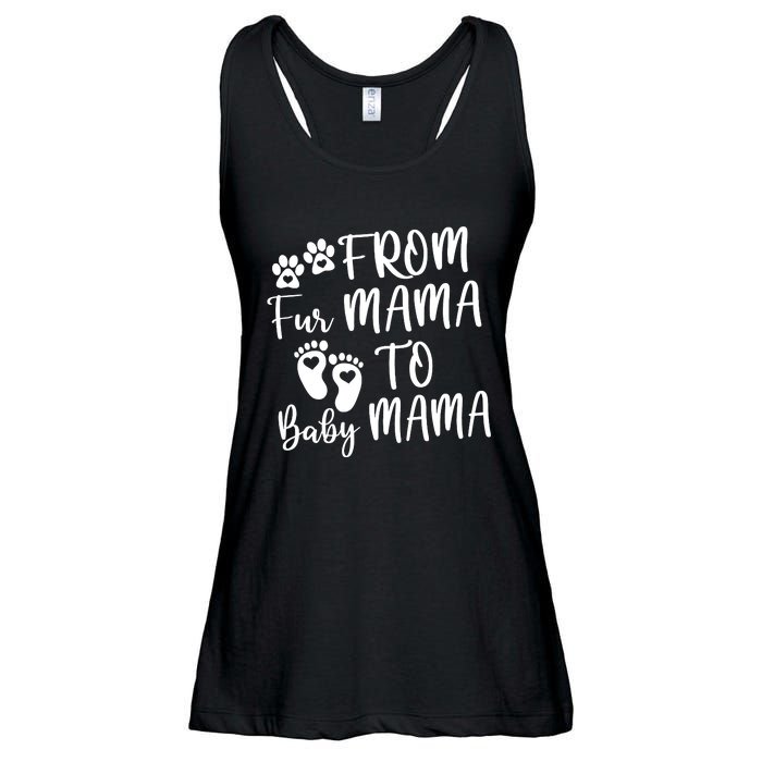 From Fur Mama To Baby Mama Ladies Essential Flowy Tank