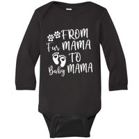 From Fur Mama To Baby Mama Baby Long Sleeve Bodysuit