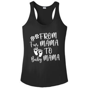 From Fur Mama To Baby Mama Ladies PosiCharge Competitor Racerback Tank