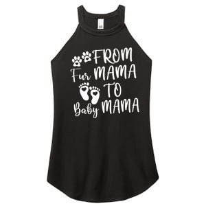 From Fur Mama To Baby Mama Women's Perfect Tri Rocker Tank