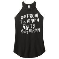 From Fur Mama To Baby Mama Women's Perfect Tri Rocker Tank