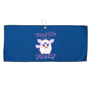 Furby Feed Me And Tell Me IM Pretty Cute Large Microfiber Waffle Golf Towel