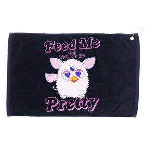 Furby Feed Me And Tell Me IM Pretty Cute Grommeted Golf Towel