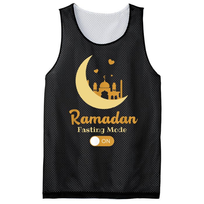 Funny Fasting Mode Ramadan On Cool Islamic Fasting For Mesh Reversible Basketball Jersey Tank