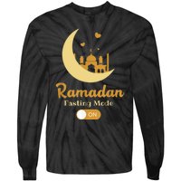 Funny Fasting Mode Ramadan On Cool Islamic Fasting For Tie-Dye Long Sleeve Shirt