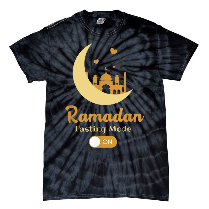 Funny Fasting Mode Ramadan On Cool Islamic Fasting For Tie-Dye T-Shirt