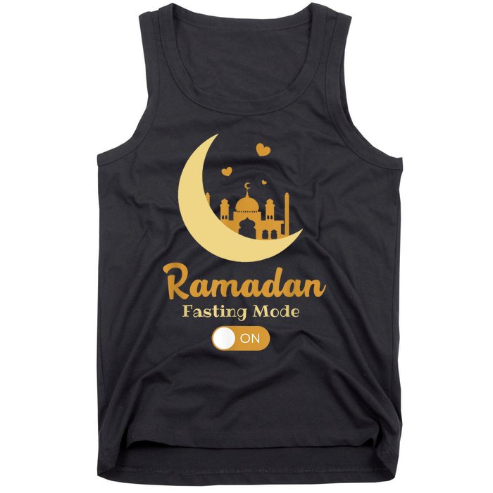 Funny Fasting Mode Ramadan On Cool Islamic Fasting For Tank Top