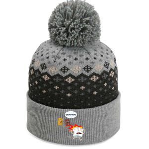 Funny For Men Smores Marshmallow Camping Roasting The Baniff Cuffed Pom Beanie