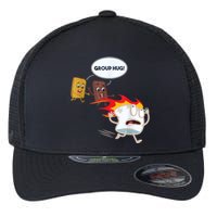 Funny For Men Smores Marshmallow Camping Roasting Flexfit Unipanel Trucker Cap