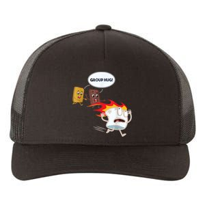 Funny For Men Smores Marshmallow Camping Roasting Yupoong Adult 5-Panel Trucker Hat