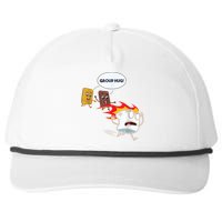 Funny For Men Smores Marshmallow Camping Roasting Snapback Five-Panel Rope Hat