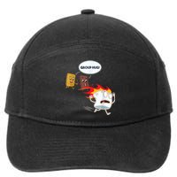 Funny For Men Smores Marshmallow Camping Roasting 7-Panel Snapback Hat