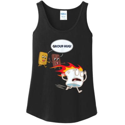 Funny For Men Smores Marshmallow Camping Roasting Ladies Essential Tank