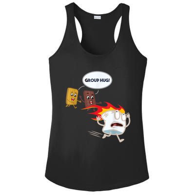 Funny For Men Smores Marshmallow Camping Roasting Ladies PosiCharge Competitor Racerback Tank