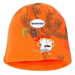 Funny For Men Smores Marshmallow Camping Roasting Kati - Camo Knit Beanie