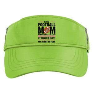 Funny Football Mom Quote Fan Adult Drive Performance Visor