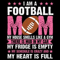 Funny Football Mom Quote Fan Cooling Performance Crew T-Shirt