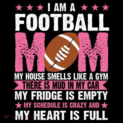 Funny Football Mom Quote Fan T-Shirt