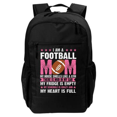 Funny Football Mom Quote Fan Daily Commute Backpack