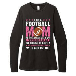 Funny Football Mom Quote Fan Womens CVC Long Sleeve Shirt