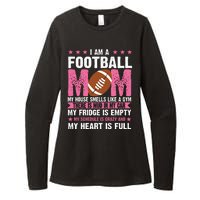 Funny Football Mom Quote Fan Womens CVC Long Sleeve Shirt