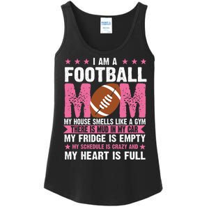 Funny Football Mom Quote Fan Ladies Essential Tank