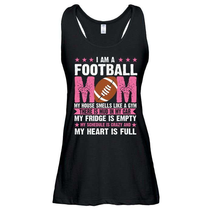 Funny Football Mom Quote Fan Ladies Essential Flowy Tank