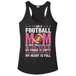 Funny Football Mom Quote Fan Ladies PosiCharge Competitor Racerback Tank