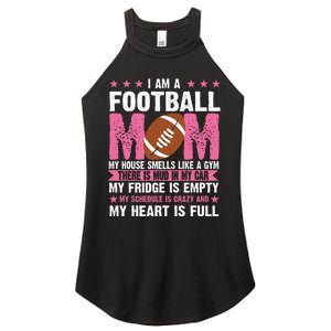 Funny Football Mom Quote Fan Women's Perfect Tri Rocker Tank