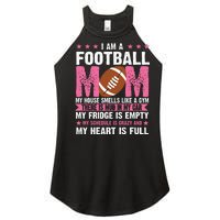 Funny Football Mom Quote Fan Women's Perfect Tri Rocker Tank